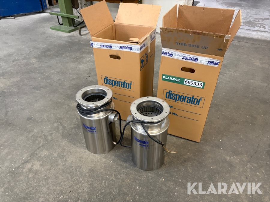Affaldskværne/madaffaldskværne Disperator 510A-BSK 2 styk