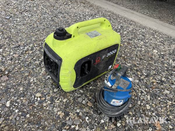 Dykpumpe & Generator KGK P3000i