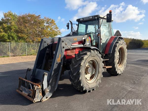 Traktor Massey Ferguson 4370 med frontlæsser