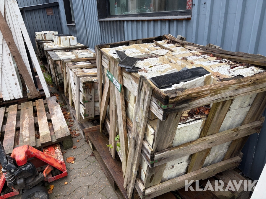 Klinker 6 paller 2 forskellige mål