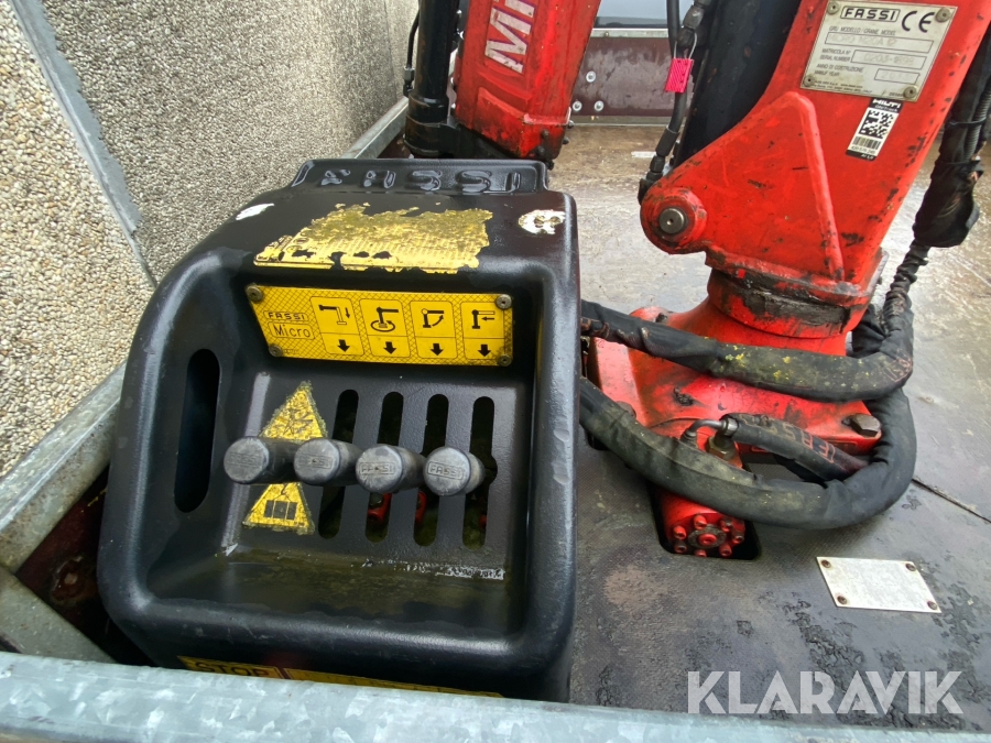 Kran Fassi Micro m20a 12, Ishøj, Klaravik auktioner