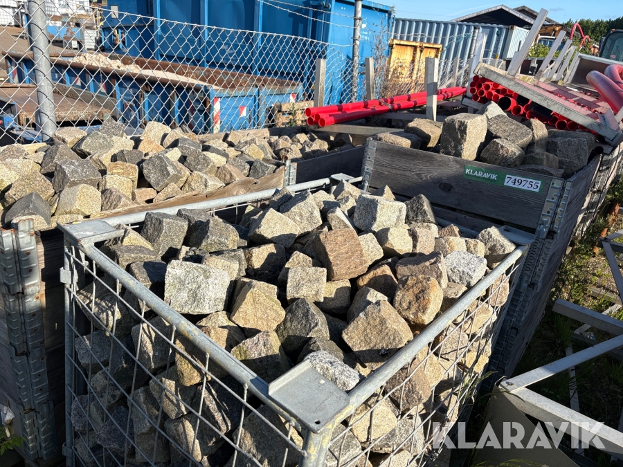 Chausses og brosten - 13 paller i alt