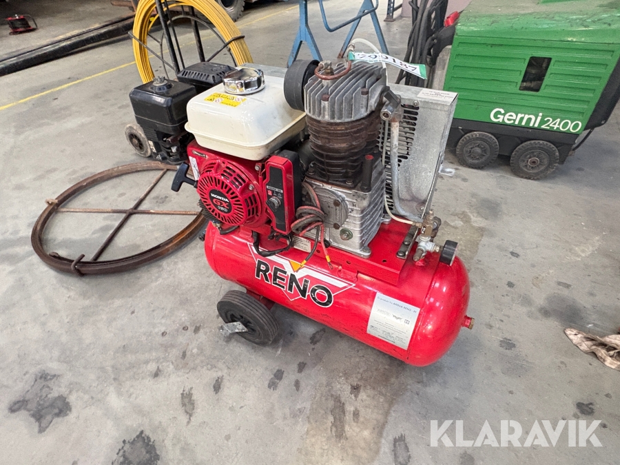 Kompressor med Honda motor Reno Honda GX160