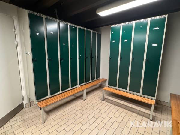 Omklædningsskabe 3 sektioner