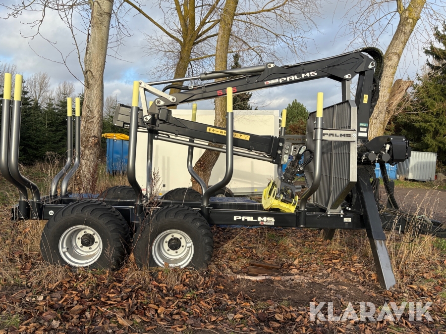 Skovvogn PALMS 10D med PALMS 5.85 Kran