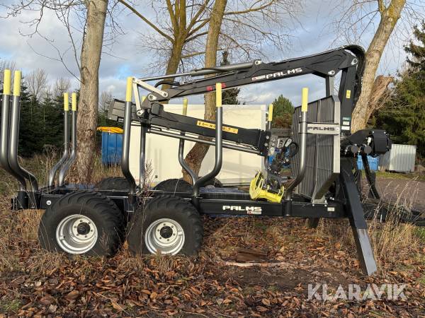 Skovvogn PALMS 10D med PALMS 5.85 Kran