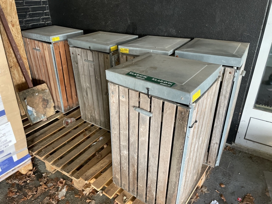 Skraldestativer 5stk.