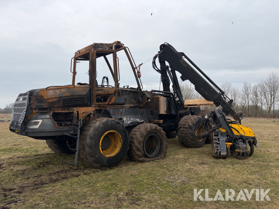 Skovningsmaskine Ponsse Ergo 8W med h7 processorhoved
