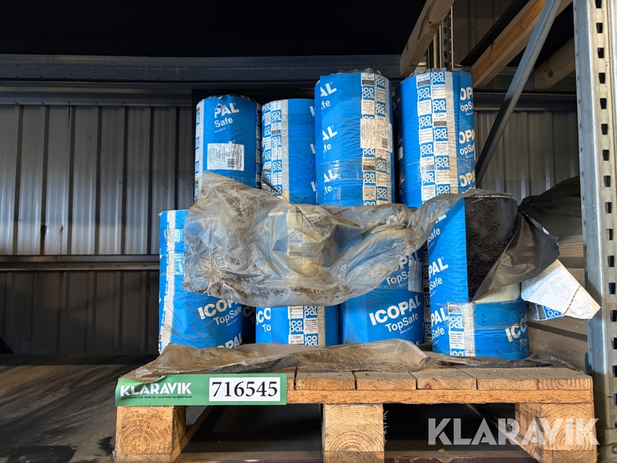 Icopal Topsafe – Lys grå tagpap-37 ruller 