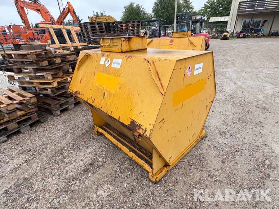 Dieseltank med pumpe Färmartanken 1500 liters