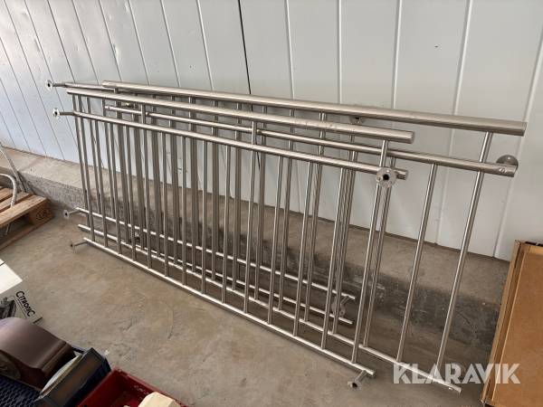 Gelændere aluminium 3 styk