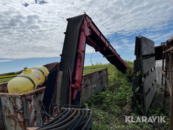 Transportbånd til bag på lastbil