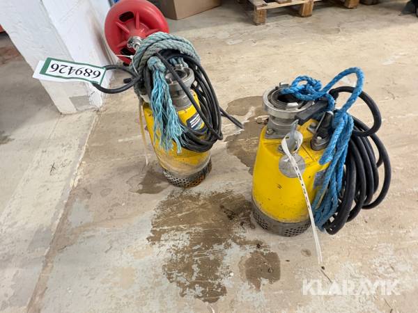 Dykpumper Atlas Copco Weda 2 styk