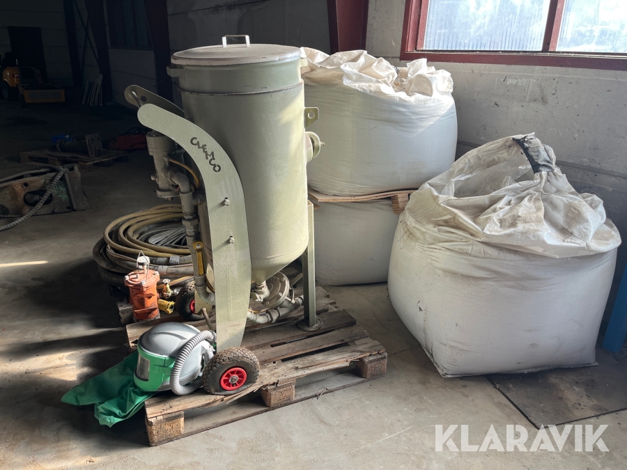 Sandblæser maskine Clemco 2048