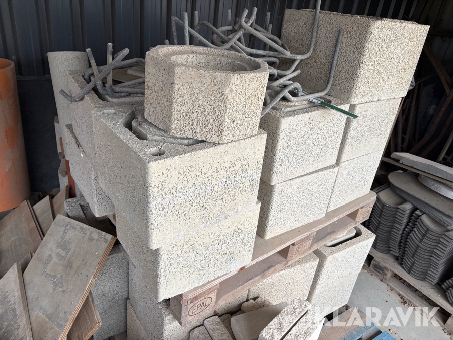 Skorstensblokke - 29 elementer i alt