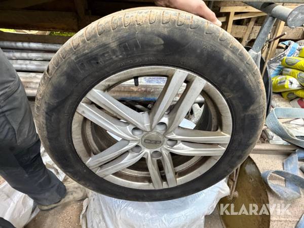 Alufælge med Pirelli Cinturato P7 sommerdæk 205/60 R16 4 styk, DOT 1820
