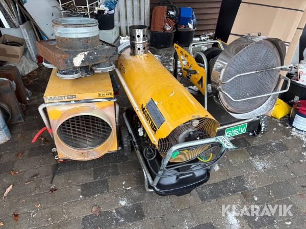Varmekanon  Master Bh 170, B 30 EPR, XL 9 - 3 styk