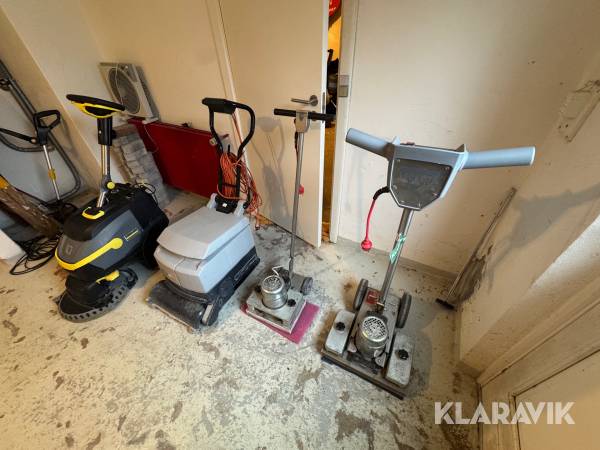 Gulvvaskene lot Kärcher - Nilfisk - excenter BD38/12C - CA340 - 30/20+ - 40/25