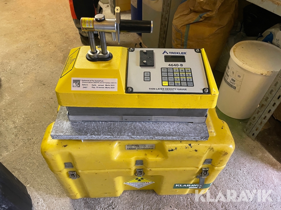 Komprimeringsmåler TROXLER 4640-B CESIUM 137 til asfalt