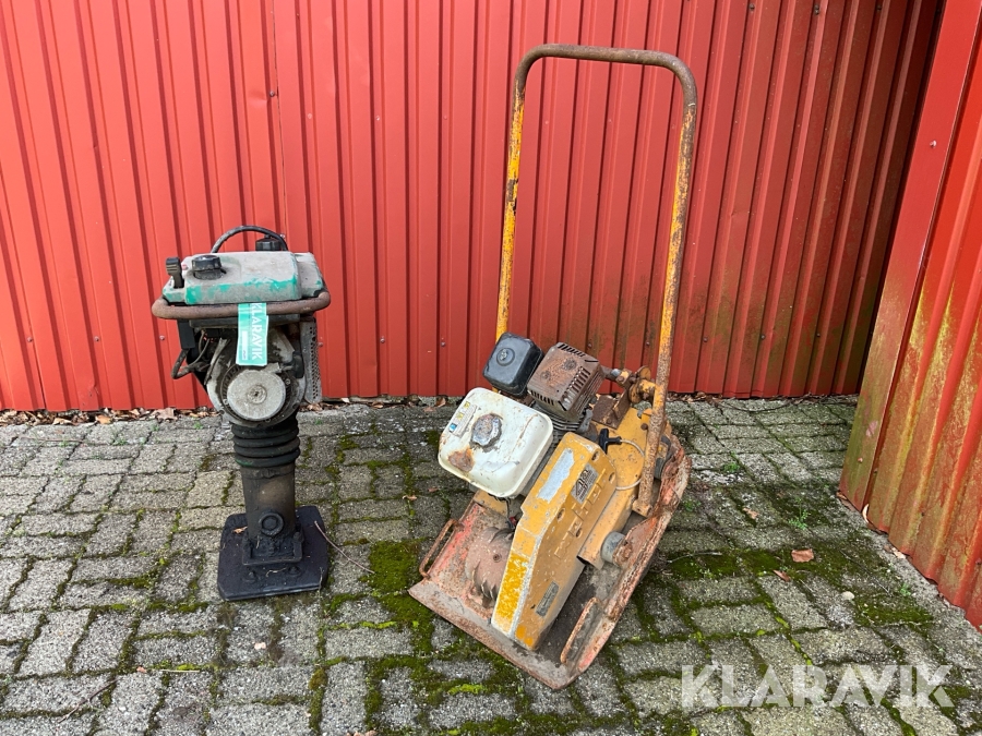 Jordloppe og pladevibrator 