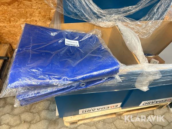 Heavy duty presenninger Ellegaard Polytarp 3 x 4 meter, 5 Styk