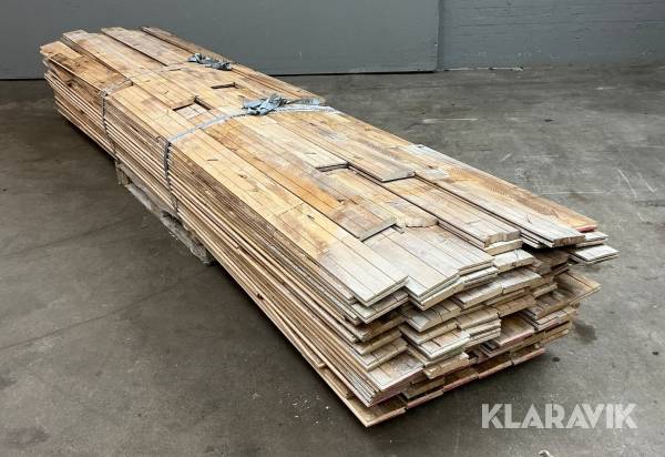 Gulvparket Junckers bøgeparket massiv brugt cirka 100 m² maks. 3,6 meter