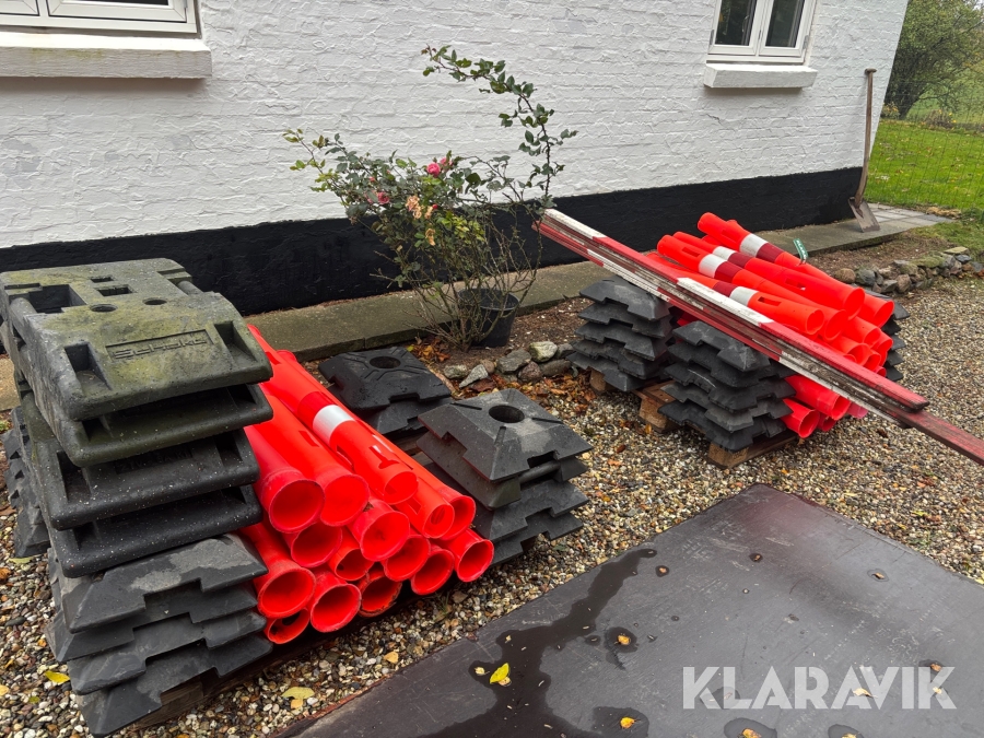 Afspærringskegler Danfod 38 styk