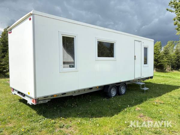 Personalevogn med toilet og bad Scanvogn 2600kg