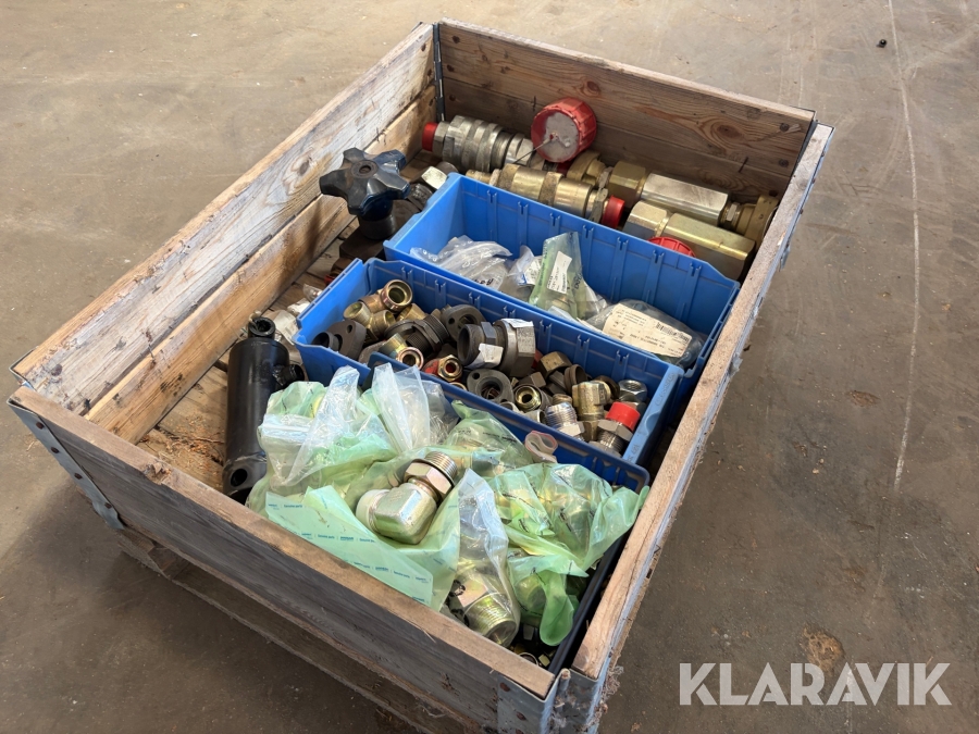 Hydraulik fittings - 3 kasser
