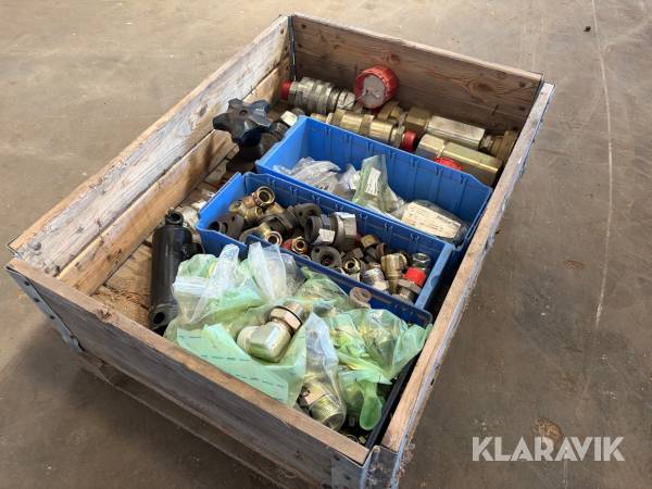 Hydraulik fittings - 3 kasser