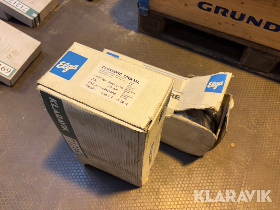 Svejsetråd Elga DWA 55L - 2 paller á 4ruller