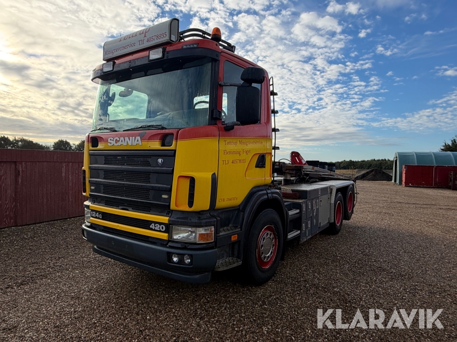 Lastbil Scania 124g 420 Wier hejs