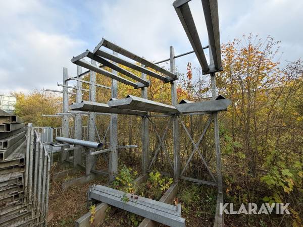 Stål reoler - 2 styk