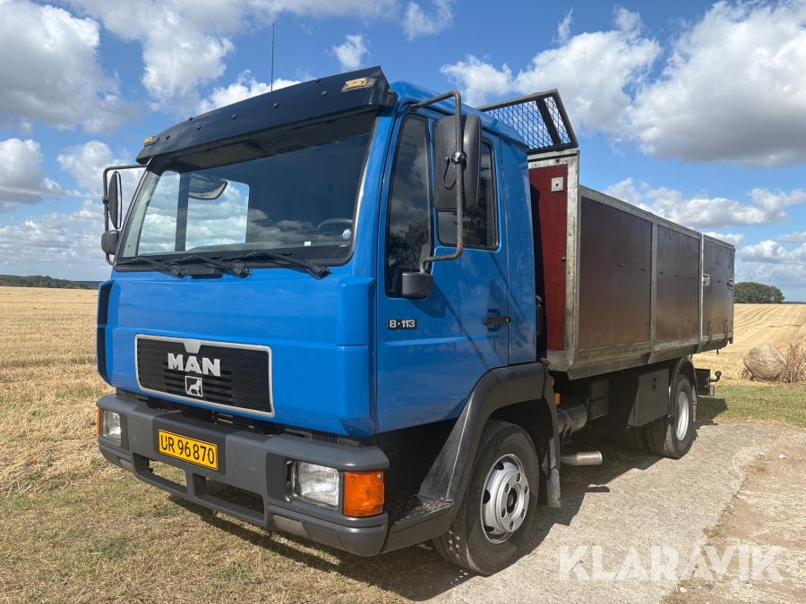 Lastbil MAN 8-113, Silkeborg, Klaravik auktioner