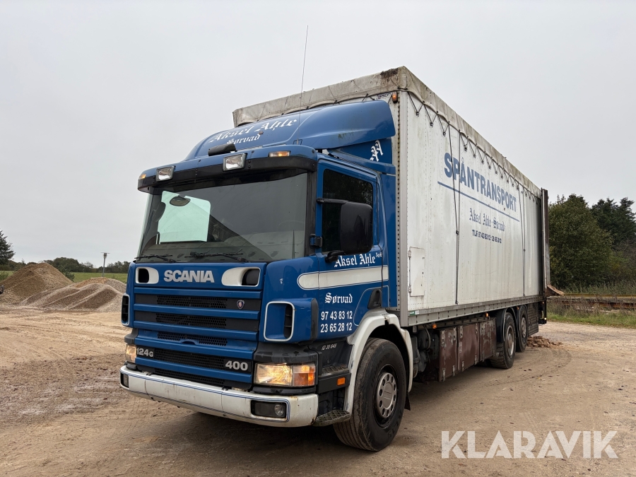 Spånsugebil Scania 124 - 400