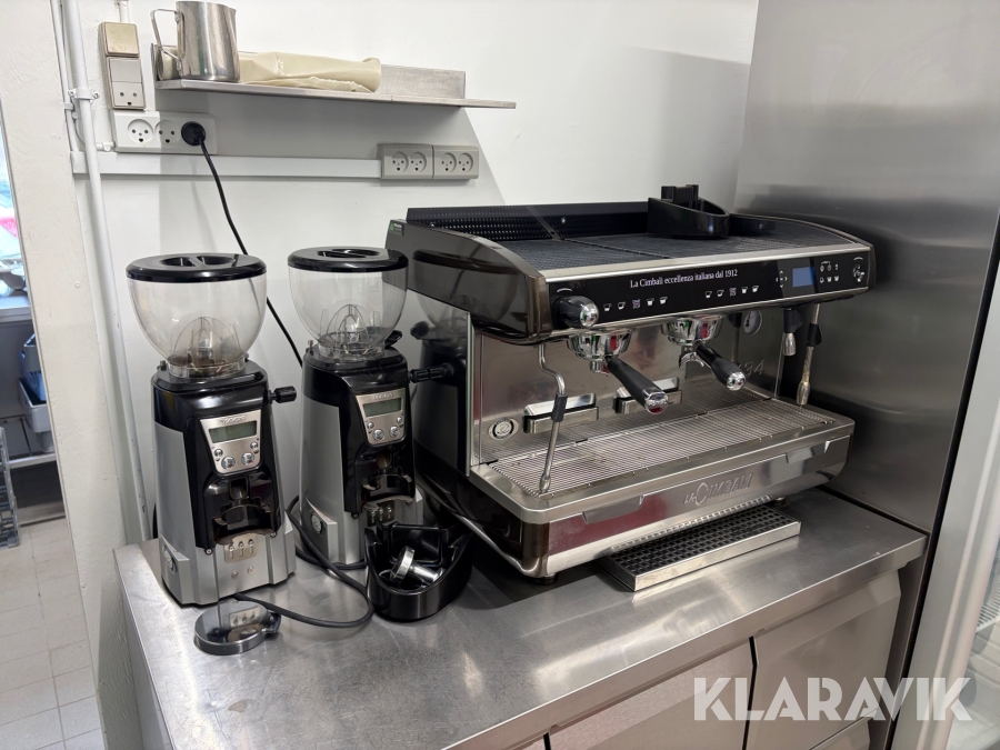 Espressomaskine La Cimbali M34 Selectron DT/2 VA med tilbehør