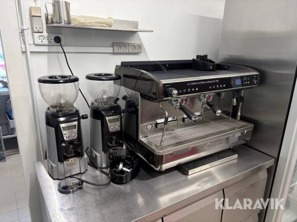 Espressomaskine La Cimbali M34 Selectron DT/2 VA med tilbehør