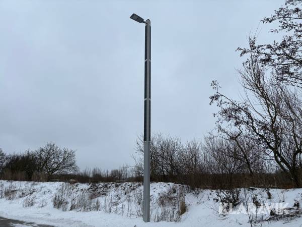 Lysmast Priess Solar Plectre med solceller 3 styk