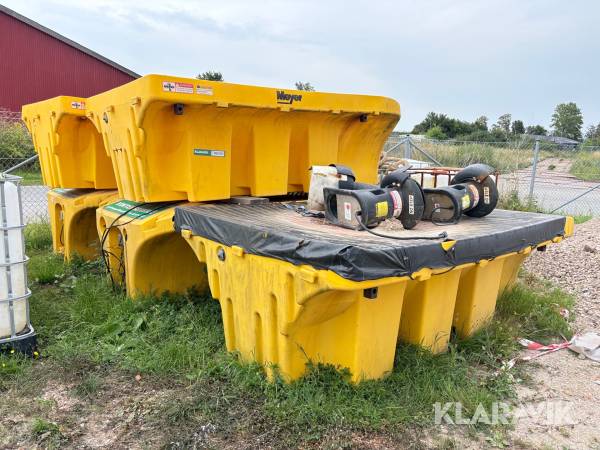Saltspreder Meyer, 5 Styk (3 × 1000 L og 2 × 850 L)