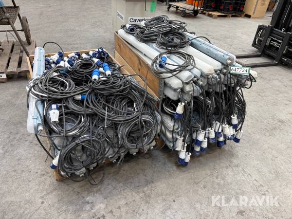 Byggeplads belysning/led armaturer 24w  +60 styk