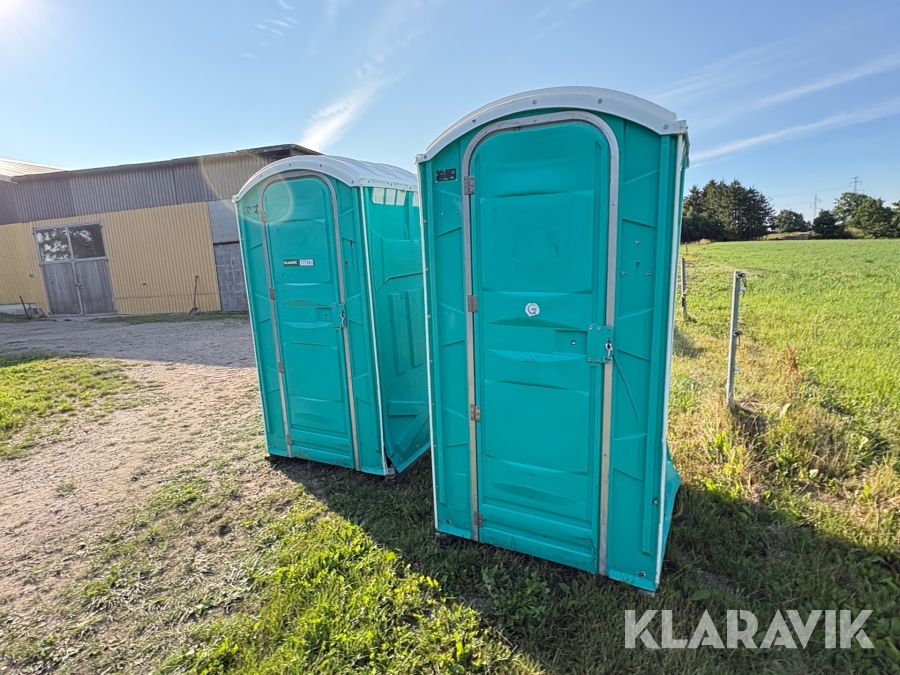 Toiletkabiner 2 styk