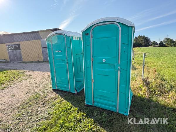 Toiletkabiner 2 styk