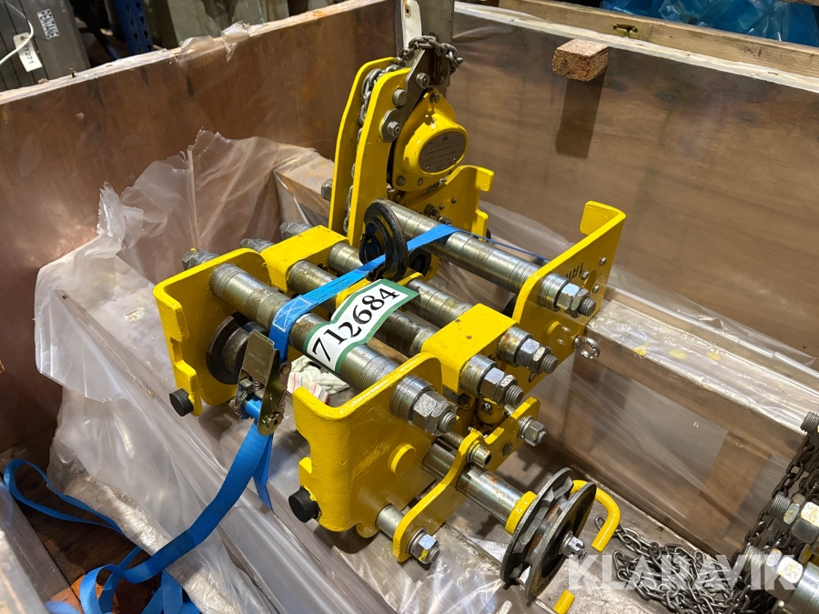 Løbekat med talje Exo 1 tons - med side og endeforskydning