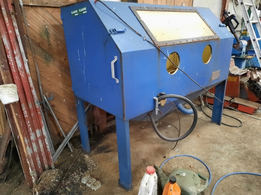 Sandblæsningskabine