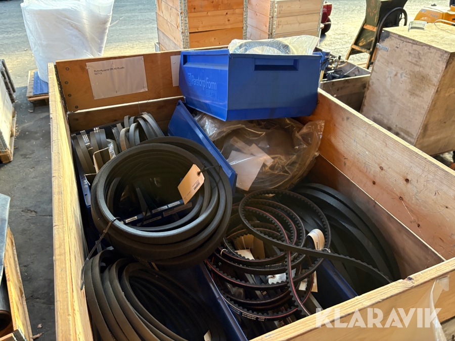 Plast kasser med kileremme