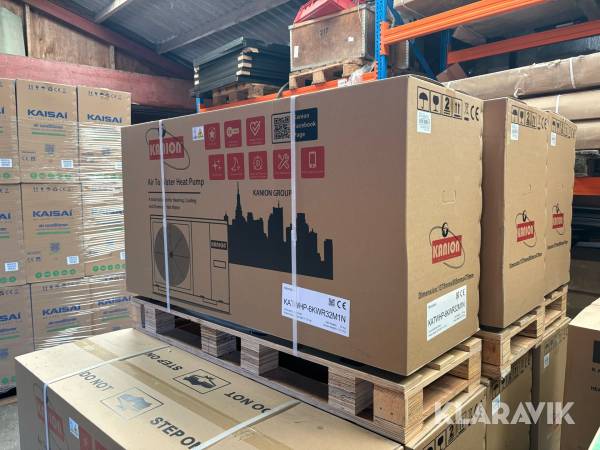 Varmepumpe Kanion KATWHP-6KWR32M1N 6kW luft/vand - 1 styk