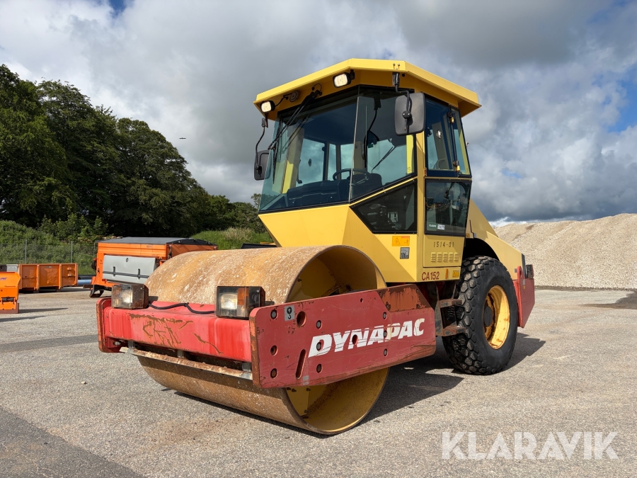 Valsetog Dynapac CA152 med vibrationsfunktion