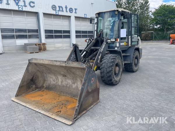 Hjullæsser Terex TL80 med skovl & gafler