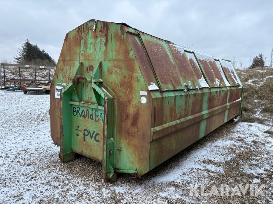 Affaldscontainer Sydfynsjernbarefabrik til krog og wejerhejs