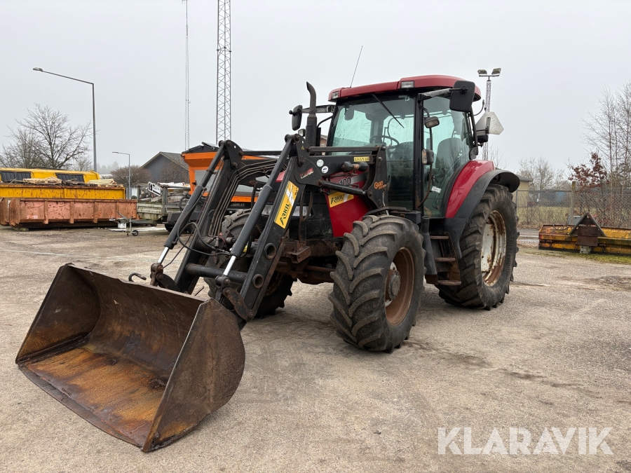 Traktor Case MXU100 med frontlæsser